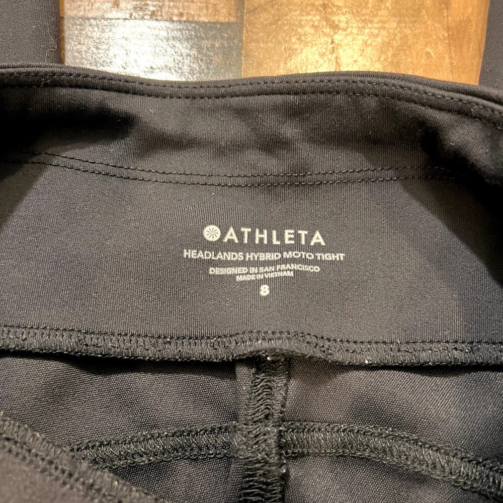 Athleta Headlands Hybrid Moto Tight - Picture 7 of 8